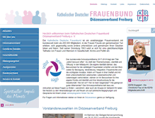 Tablet Screenshot of frauenbund-freiburg.de